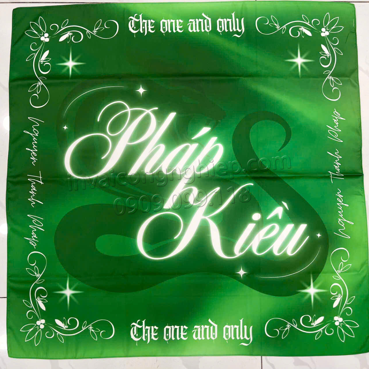 khăn bandana lụa ý